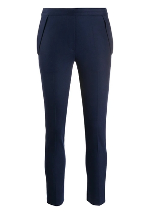 Kiton knitted slim-fit trousers - Blue