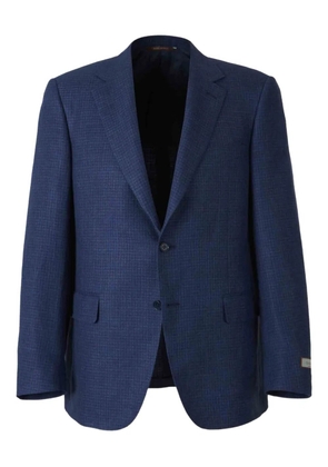 Canali American Houndstooth blazer - Blue