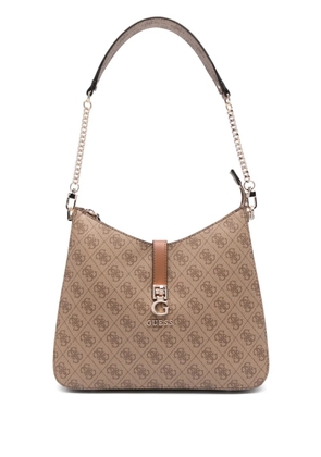 GUESS USA Zamira Quattro G shoulder bag - Neutrals