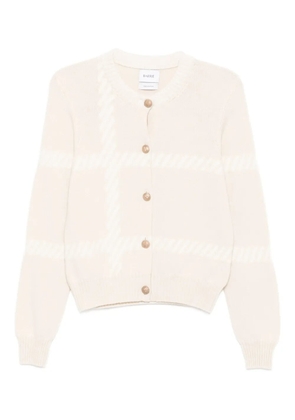 Barrie Intarsia Boucle cardigan - Neutrals