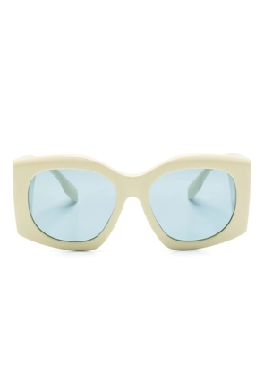 Burberry Eyewear BE4388U oversize-frame sunglasses - Yellow