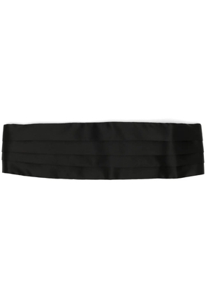 Brioni layered silk belt - Black