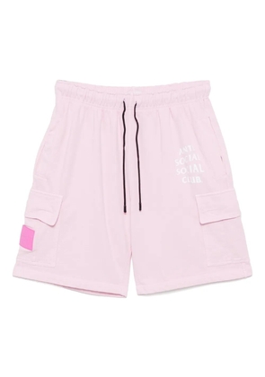 Anti Social Social Club Mind Games shorts - Pink