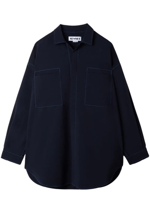 Sunnei oversized shirt - Blue