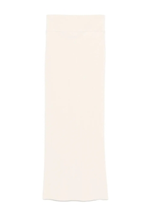 WARDROBE.NYC cotton high-rise skirt - Neutrals