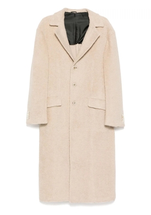 Kiton single-breasted coat - Neutrals