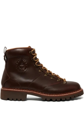 Belstaff Butler leather lace-up boots - Brown