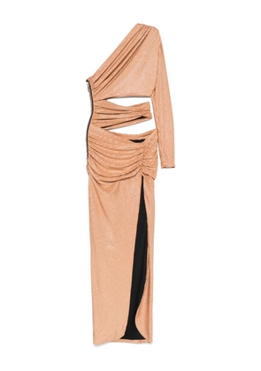MITILIANE COUTURE crystal-embellished maxi dress - Brown