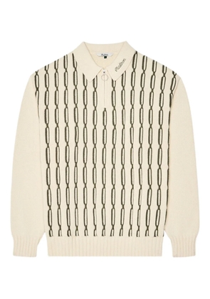 Malbon Golf zip polo sweater - Neutrals