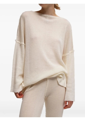 Gudrun & Gudrun Billa long-sleeved knit top - Neutrals