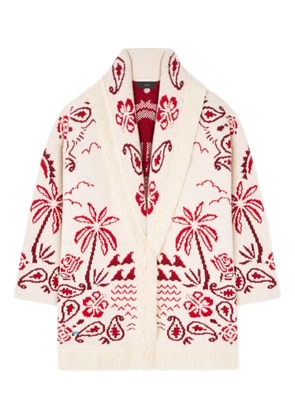 Alanui Glimpse Of Eden cardigan - White