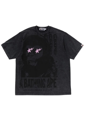 A BATHING APE® logo-print T-shirt - Black
