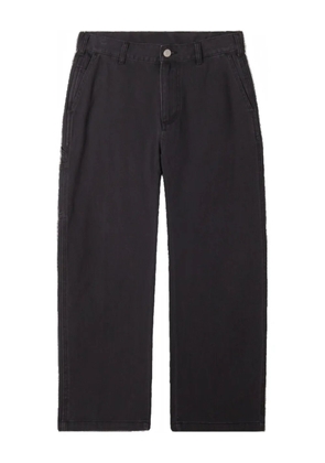 Obey faded-wash trousers - Black