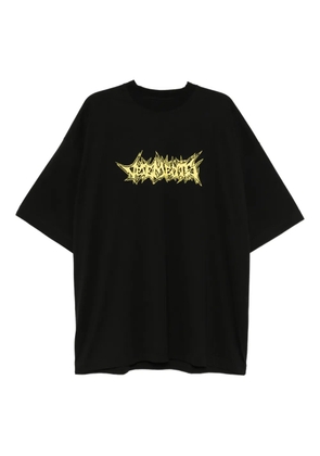 VETEMENTS logo-printed T-shirt - Black