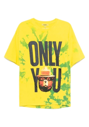 Stain Shade graphic-print T-shirt - Yellow