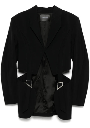 Mugler buckled tailored blazer - Black