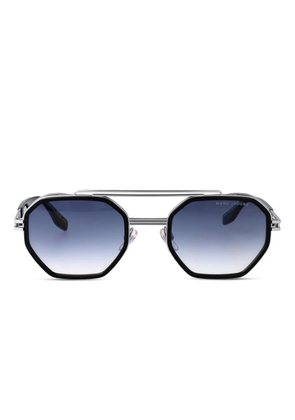 Marc Jacobs Eyewear 782/S geometric titanium sunglasses - Black