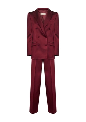 Blanca Vita peak-lapel double-breasted suit - Red