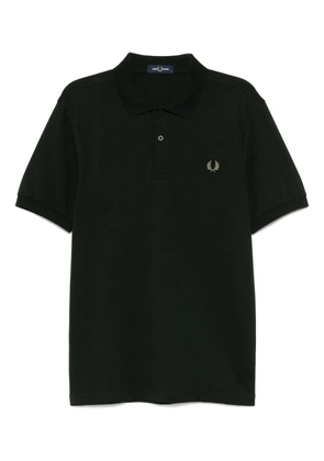 Fred Perry logo-embroidered polo shirt - Green