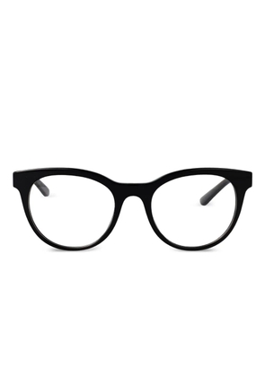Dolce & Gabbana Eyewear acetate round-frame glasses - Black