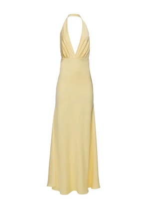 IL VOLO Belle halter-neck maxi dress - Yellow