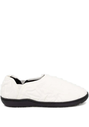SUBU quilted slip-on slippers - White