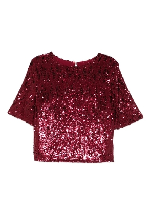Aniye By sequined blouse - Red