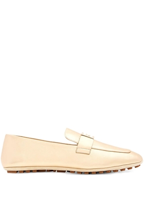 FENDI Baguette loafers - Gold