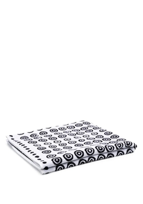Sundek x 10 CORSO COMO graphic-print beach towel - Black