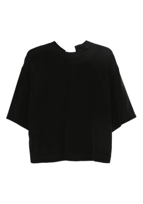 Alysi drop-shoulder T-shirt - Black