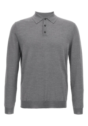 Zanone long-cuffed polo shirt - Grey