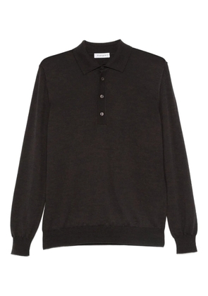 Kangra long sleeve polo shirt - Brown