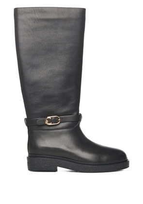 Coccinelle buckle-strap boots - Black