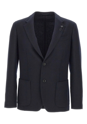 Lardini pin-detail single-breasted blazer - Blue