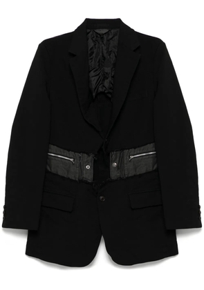 Black Comme Des Garçons single-breasted blazer