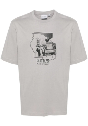 Daily Paper Place of Origin cotton T-shirt - Grey