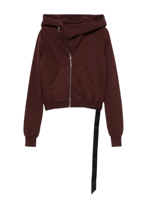 Rick Owens DRKSHDW zip-up hoodie - Red