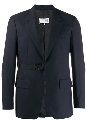 Maison Margiela side-strap blazer - Blue