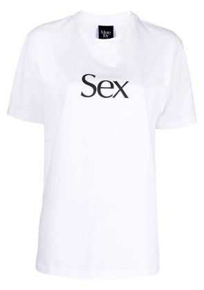 More Joy graphic print short-sleeve T-shirt - White