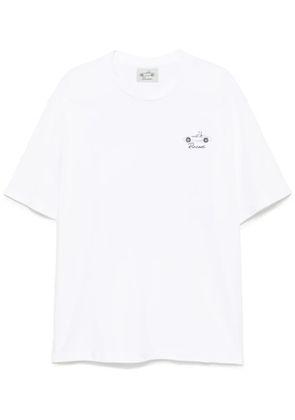 Riocam car-printed T-shirt - White