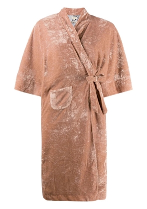 Bellerose distressed robe-coat - Neutrals
