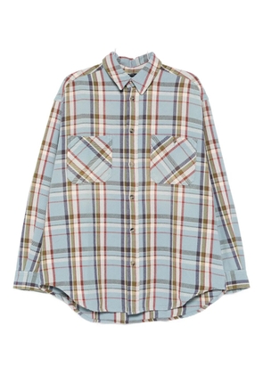 Haikure checked shirt - Blue