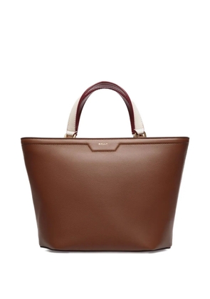 Bally Code leather tote bag - Brown