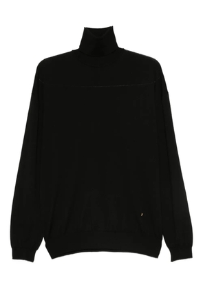 Moschino turtleneck wool sweater - Black