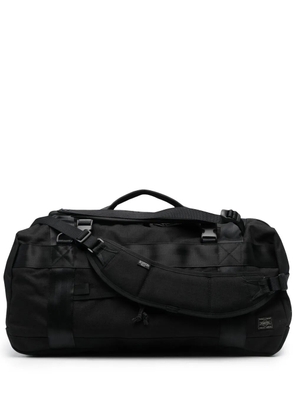 Porter-Yoshida & Co. logo-patch duffle bag - Black