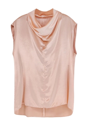Alberta Ferretti cowl-neck sleeveless top - Pink