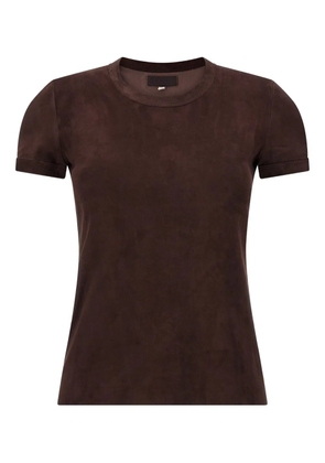 Stouls 05 suede T-shirt - Brown