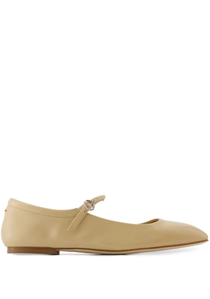 Aeyde leather ballerina shoes - Neutrals
