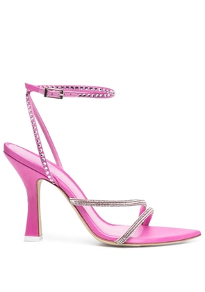 3juin Syria 100mm crystal-embellished sandals - Pink