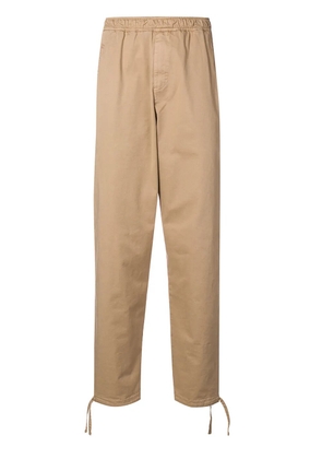 Paura loose fit straight-leg trousers - Neutrals